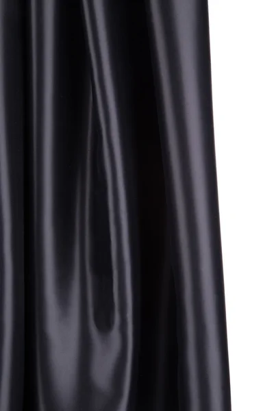 Black silk cloth. — Stock Photo, Image