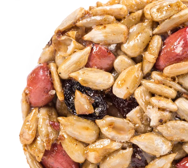 Candied, roasted peanuts, sunflower seeds. — Stock Photo, Image