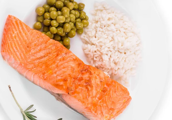 Filetes de salmão torrados — Fotografia de Stock