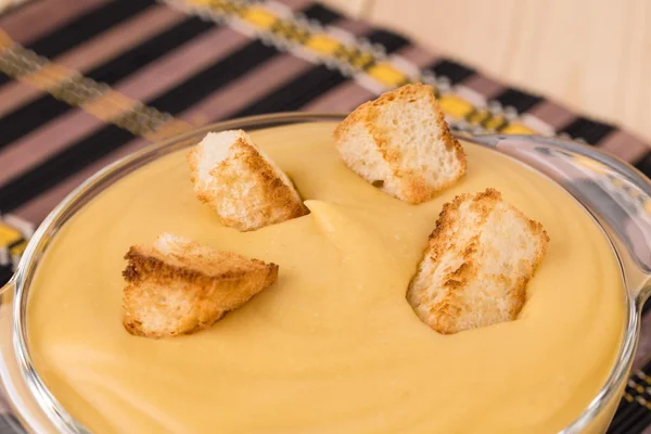 Delicious cream soup — Stock Photo, Image