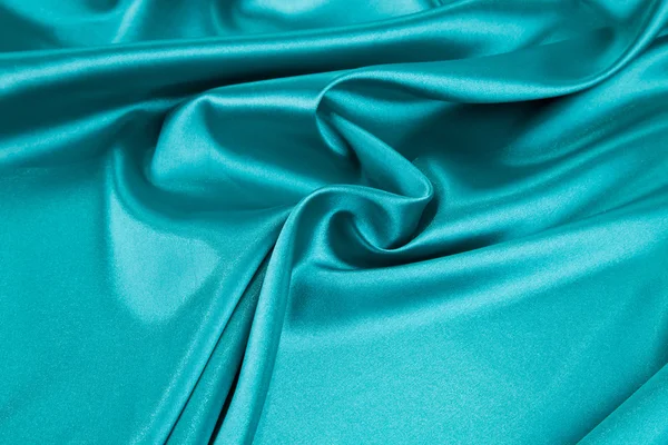 Blue silk drapery. — Stock Photo, Image