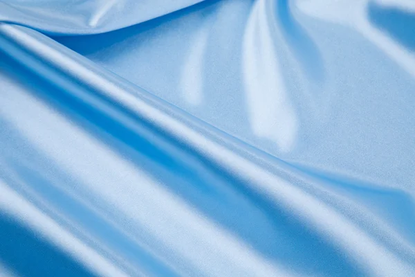 ブルーの絹のカーテン. — ストック写真