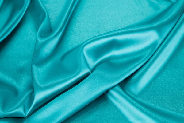Texture soie bleu clair tissu . — Photo