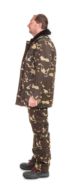Camouflage winter jacket — Stock Photo, Image