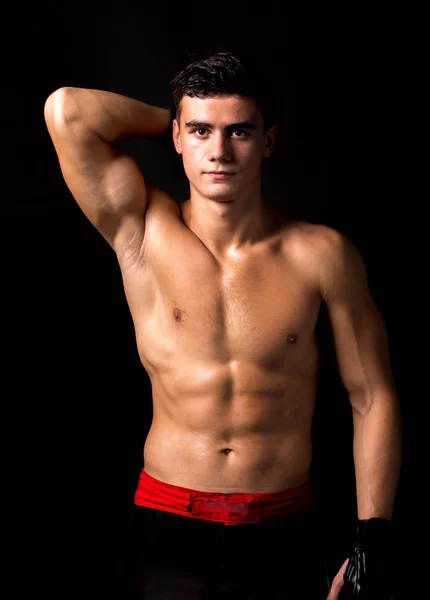 Kickboxing Modelo masculino . — Foto de Stock