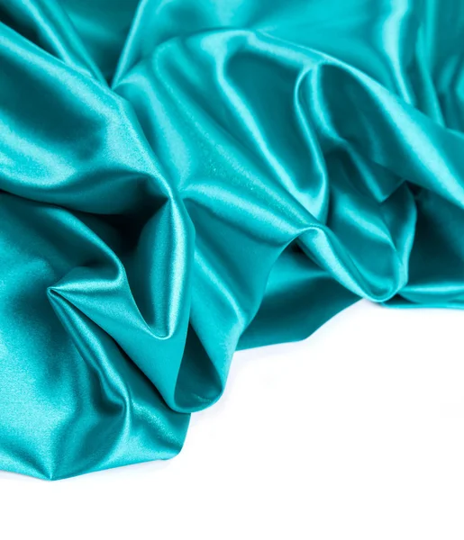 Blue silk drapery background. — Stock Photo, Image