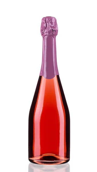 Bottle of rose champagne. — Stock Photo, Image