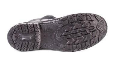 Siyah ayakkabı taban kapat.