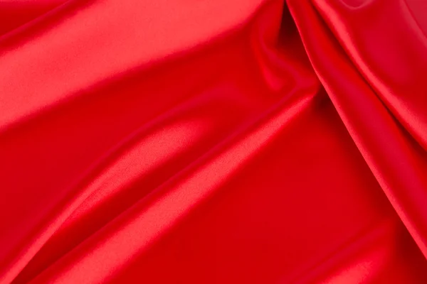 Fundo de seda vermelho — Fotografia de Stock