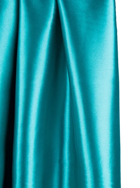 Textura de pano de seda azul — Fotografia de Stock
