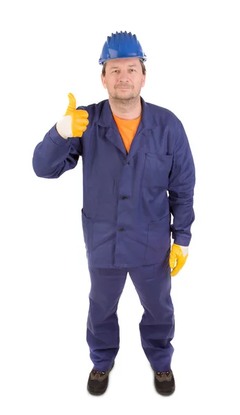 Worker in great mood. — Stock Photo, Image