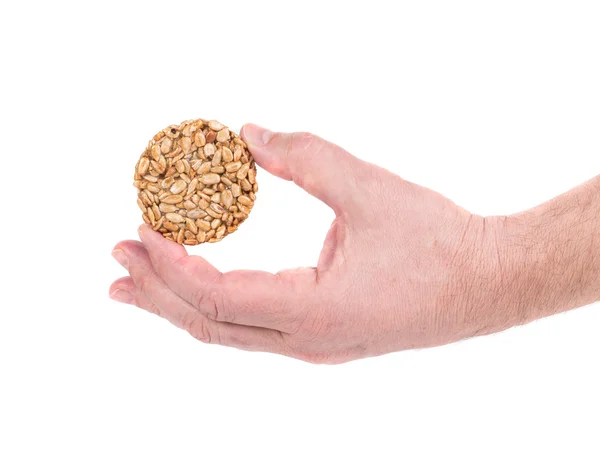 Коло з цукатів, смаженого, арахісового насіння — стокове фото