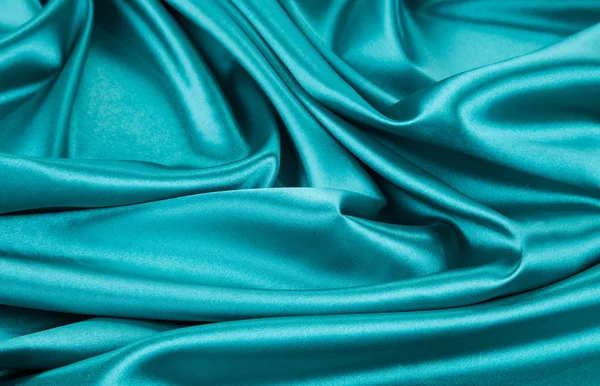 Blue silk drapery. — Stock Photo, Image