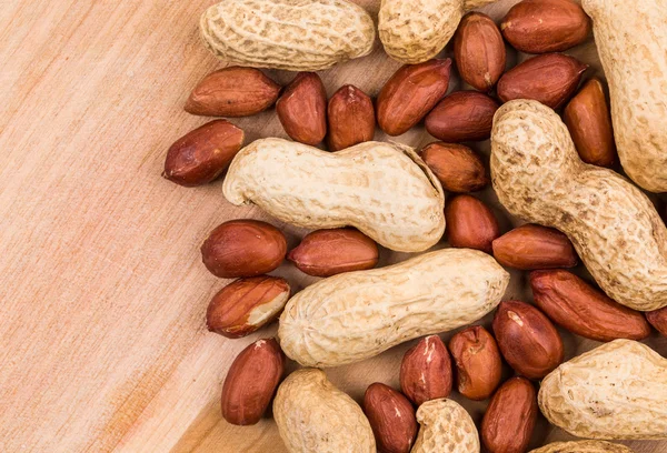 Close up of dried peanuts — Stock Photo, Image