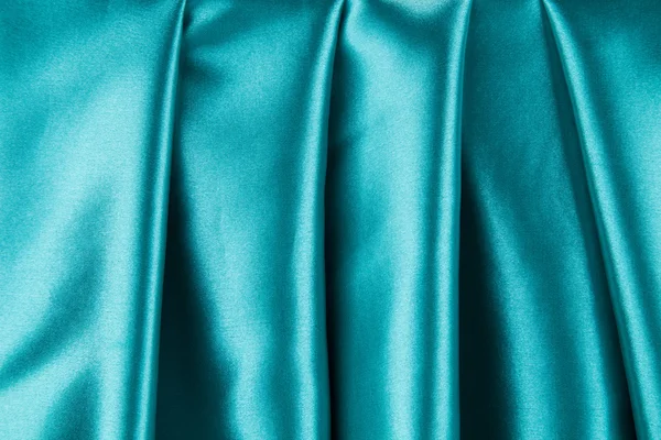 Blue silk drapery. — Stock Photo, Image