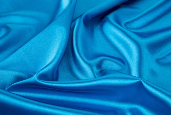 Sininen silkki kangas — kuvapankkivalokuva