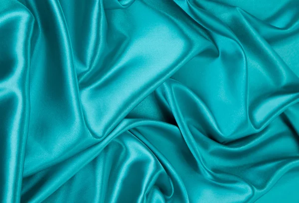 青い絹の布. — ストック写真