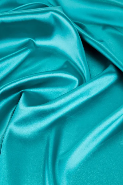 Blue silk cloth — Stock Photo, Image