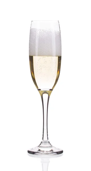 Glas frisse champagne. — Stockfoto