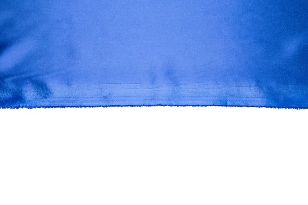 Blue silk cloth — Stock Photo, Image