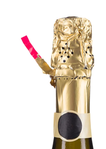 Top of champagne bottle. — Stock Photo, Image