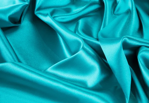 Blue silk cloth — Stock Photo, Image