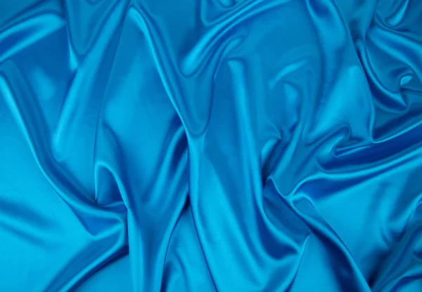 Panno di seta blu — Foto Stock