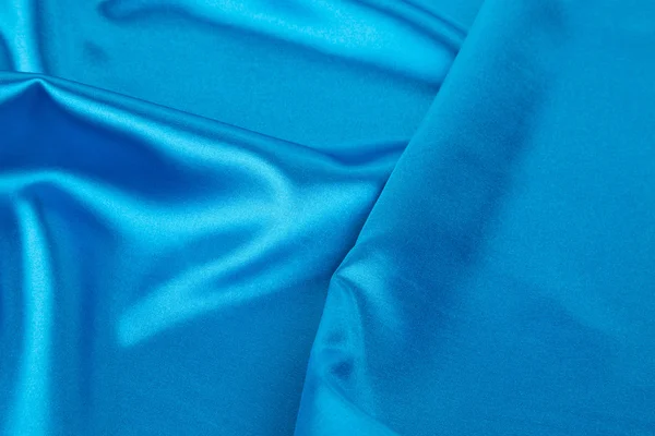 Draperie en soie bleue . — Photo