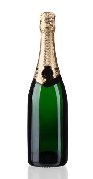 Close-up van champagnefles. — Stockfoto