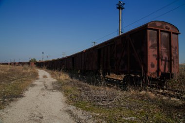 eski paslı vagon
