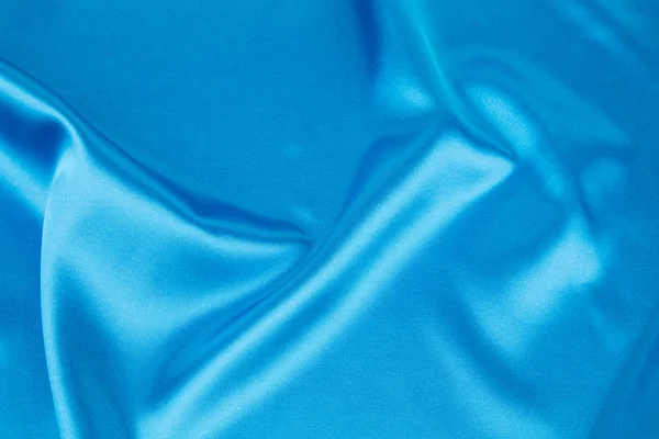 Cortinas de seda azul . — Fotografia de Stock