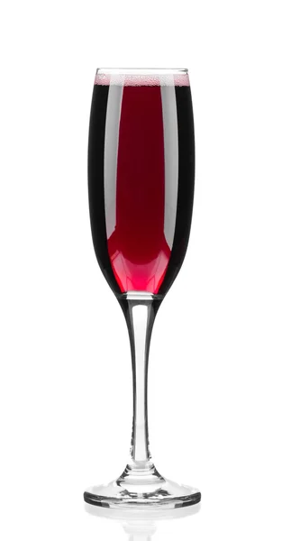 Champagne rouge en verre — Photo