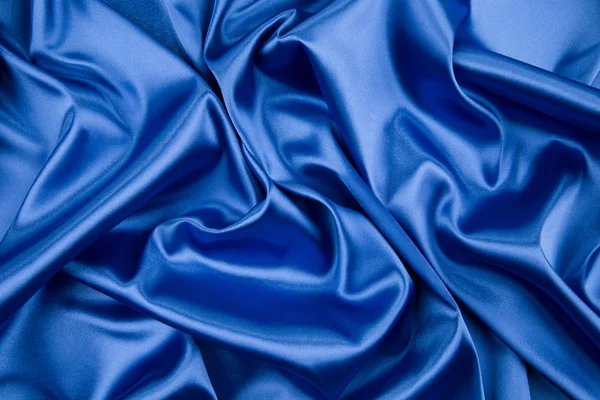 Fond en soie bleue — Photo
