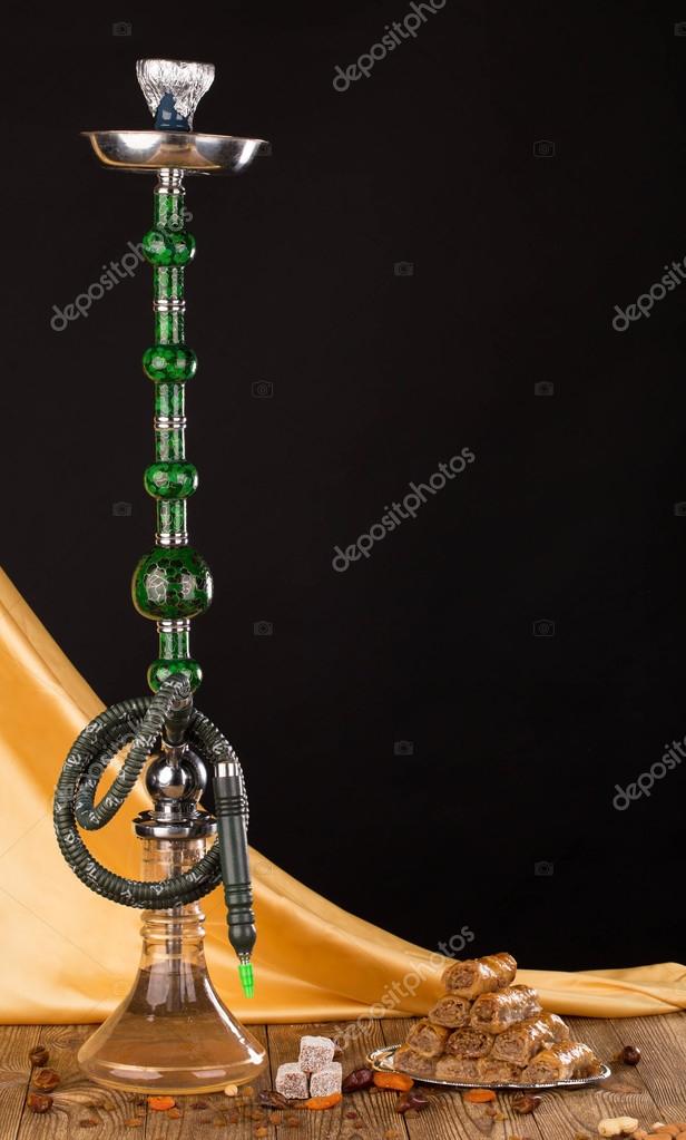 Exotic turkish hookah. — Stock Photo © indigolotos 77929248