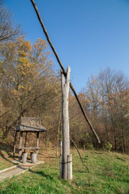 İyi ve piknik bower ormanda çizmek