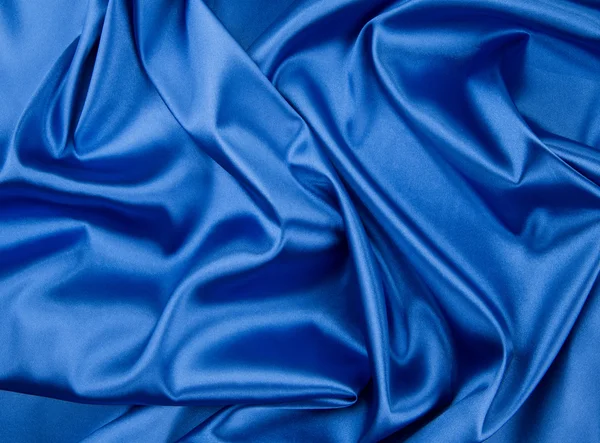 Niebieskie tło jedwabne — Zdjęcie stockowe