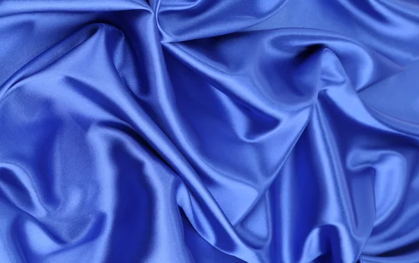 Draperie en soie bleue . — Photo