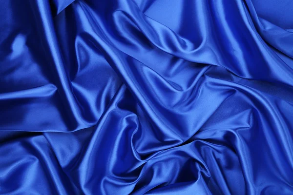 Draperie en soie bleue . — Photo