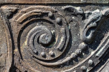 Bell ornament in the closeup