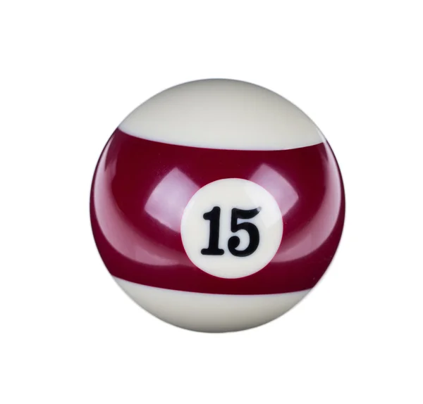 Shiny ball for billiard — Stock Photo, Image