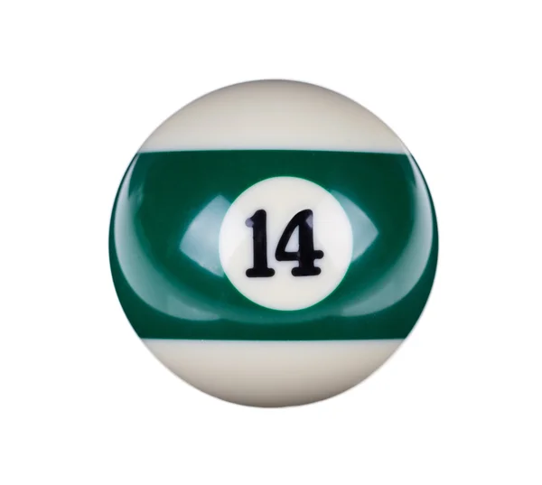 Shiny ball for billiard — Stock Photo, Image