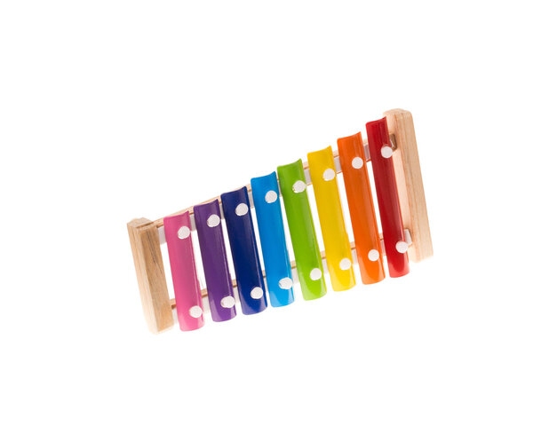 colorful Xylophone Isolated