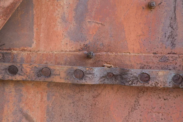 Vieja placa de metal oxidado — Foto de Stock