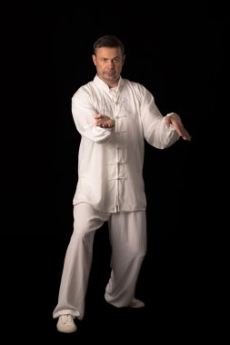 Karate eğitimi adam