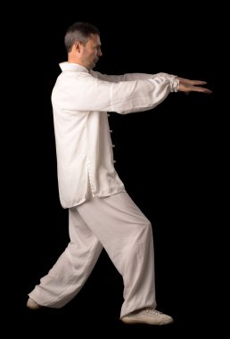 Karate eğitimi adam
