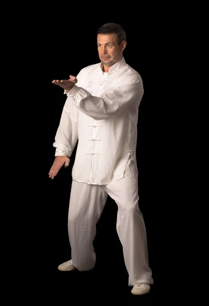 Karate  training man — Stock Photo, Image