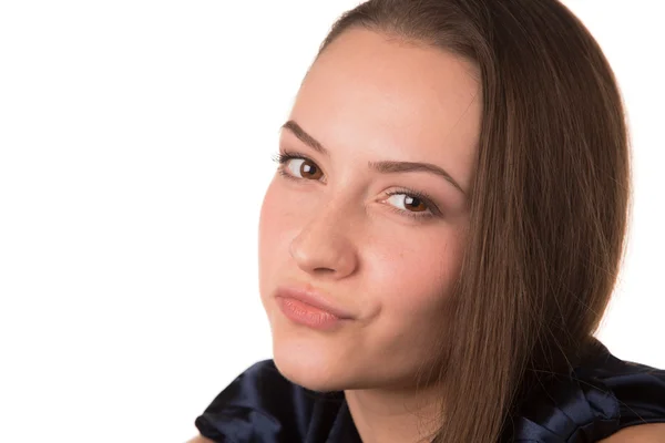 Retrato de una hermosa joven —  Fotos de Stock