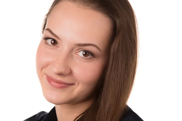 Portrait of beautiful young woman — Stock Photo, Image