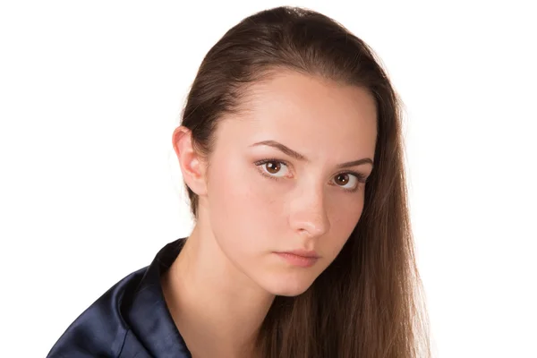 Retrato de una hermosa joven — Foto de Stock