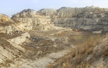 Kum tepeleri manzara